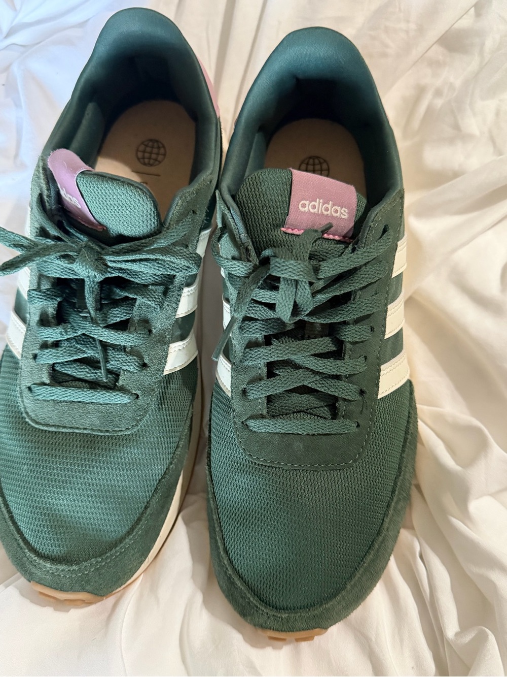 Adidas Sz 9 Men/10.5 Women/Retro Green-Casual Running Shoes-Excellent Condition - Picture 9 of 11